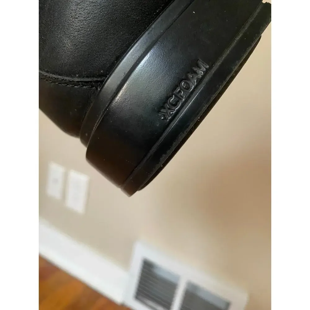 Johnston & Murphy Black Chelsea Boots Waterproof Leather Size 9 XC4